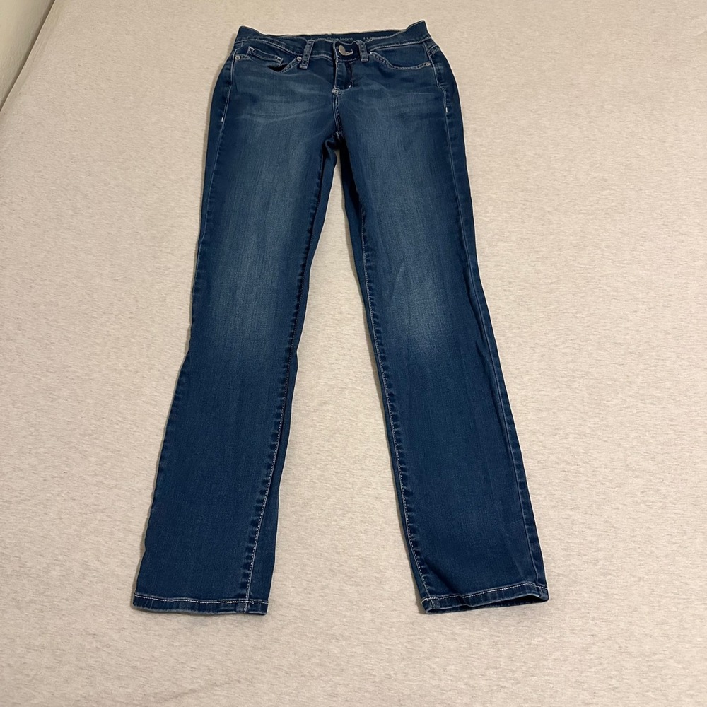 Calvin Klein Ultimate Skinny Jeans Womens 4x30 Blue Dark Wash Stretch RN‎ 36543
